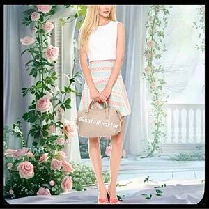 Shoshanna Sleeveless Tweed Mini Dress